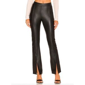 Commando Faux Leather Split Front Pants NWT